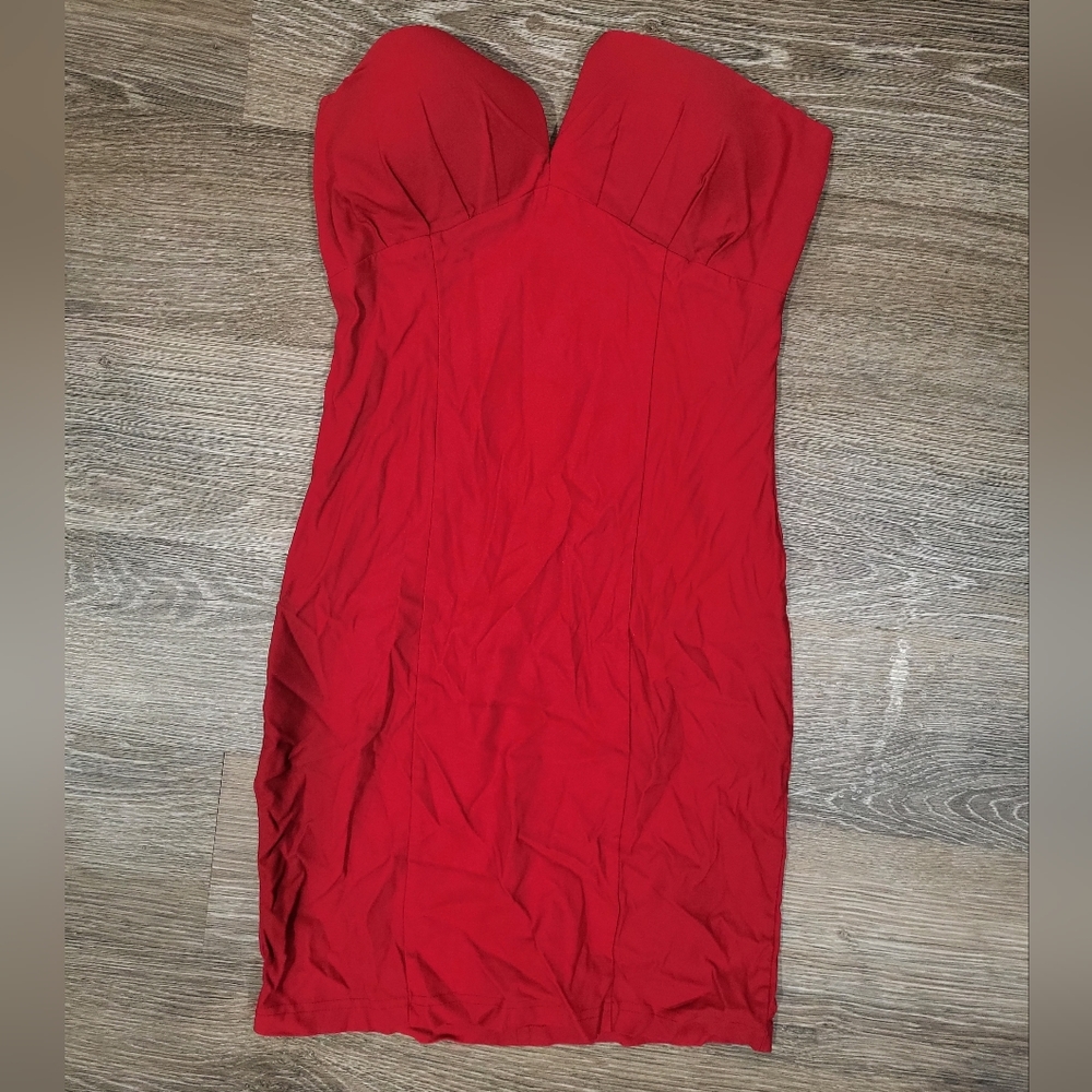 Body Central red bodycon mini dress